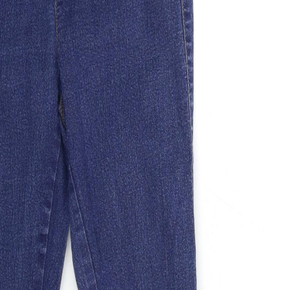 Denim & Co. Womens Blue  Denim Skinny Jeans Size 8 L27 in