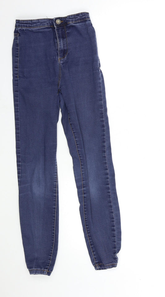 Denim & Co. Womens Blue  Denim Skinny Jeans Size 6 L25 in