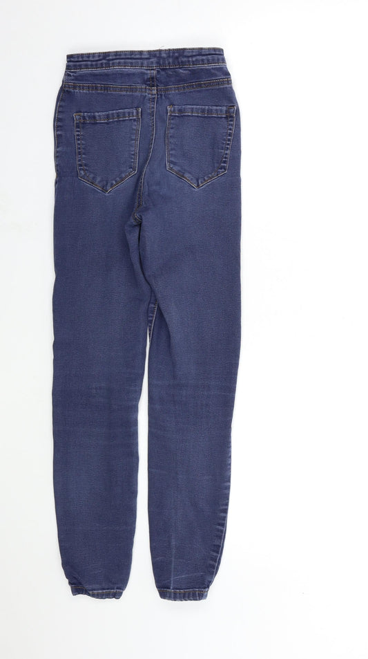 Denim & Co. Womens Blue  Denim Skinny Jeans Size 6 L25 in