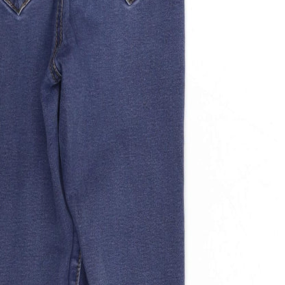 Denim & Co. Womens Blue  Denim Skinny Jeans Size 6 L25 in
