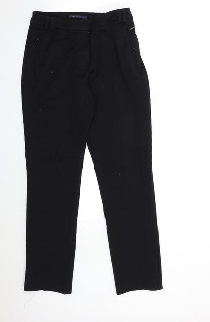 Womens UK Size 8 Marks and Spencer Regular Fit  Black Trousers