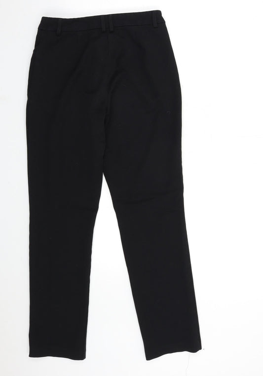 Womens UK Size 8 Marks and Spencer Regular Fit  Black Trousers