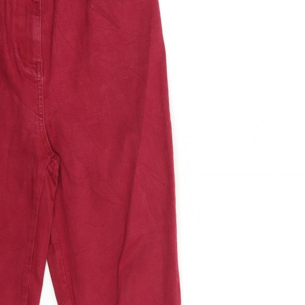 Womens UK Size 26 in Preworn Regular Fit Skinny Red Jeans