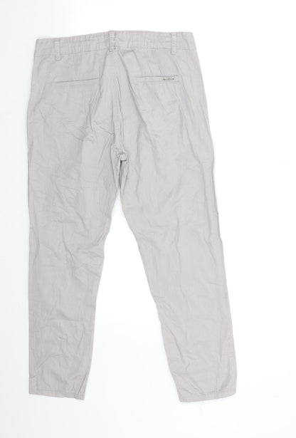Womens UK Size 29 in miss cherry Regular Fit  Grey Trousers