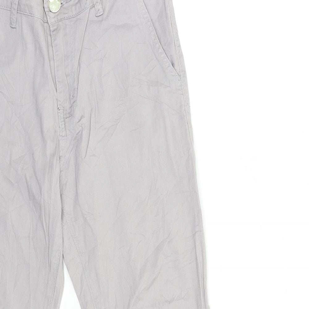 Womens UK Size 29 in miss cherry Regular Fit  Grey Trousers
