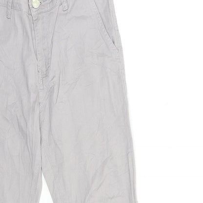 Womens UK Size 29 in miss cherry Regular Fit  Grey Trousers