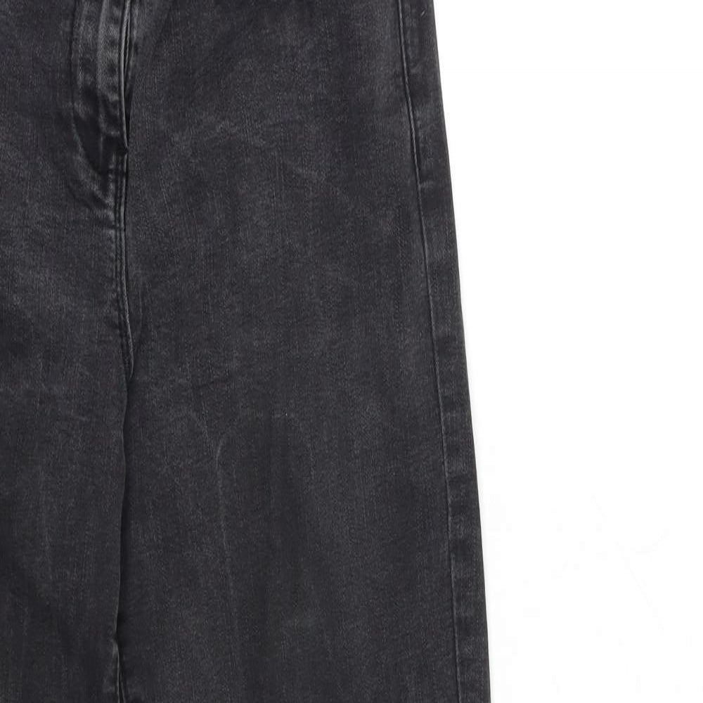 Avenue Womens Black  Denim Skinny Jeans Size 14 L29 in