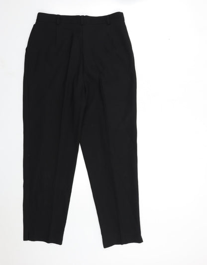 Preworn Womens Black   Trousers  Size 28 in L29 in