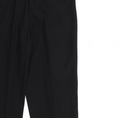 Preworn Womens Black   Trousers  Size 28 in L29 in