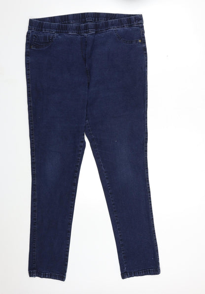 Womens UK Size 38 in Preworn Regular Fit Jegging Blue Jeans