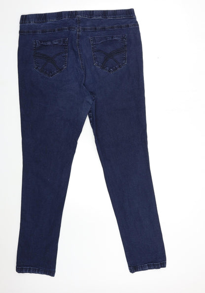 Womens UK Size 38 in Preworn Regular Fit Jegging Blue Jeans