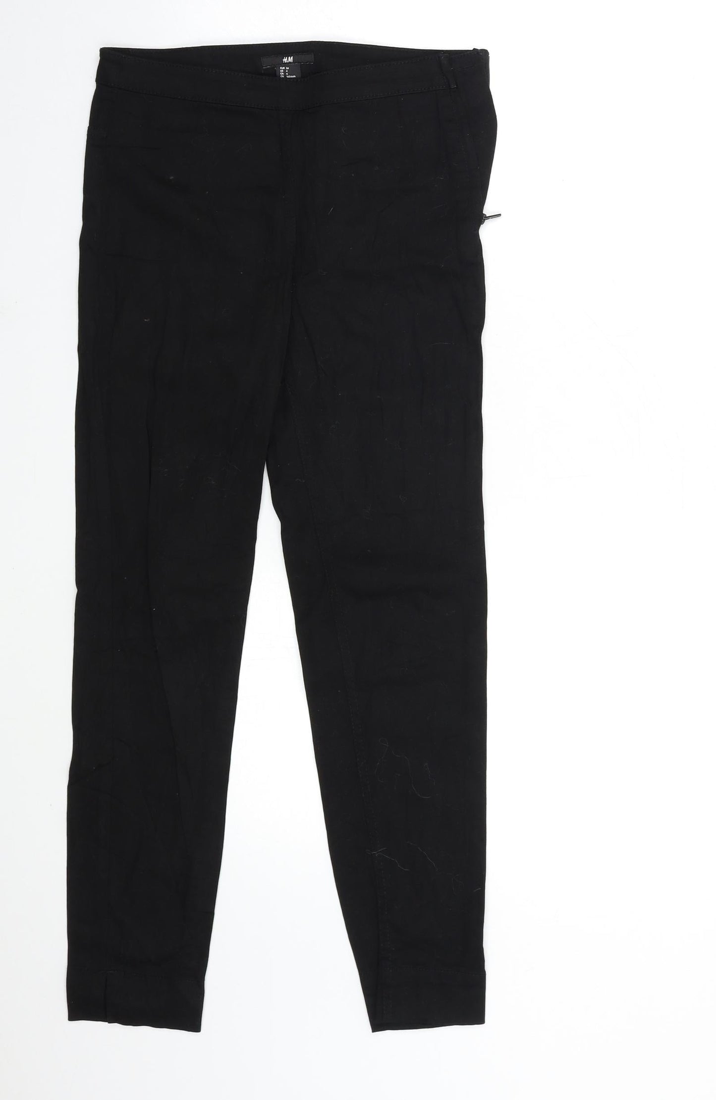 Womens UK Size 6 H&M Regular Fit Skinny Black Jeans