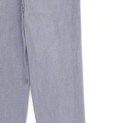 New Look Womens Grey  Denim Skinny Jeans Size 10 L20 in