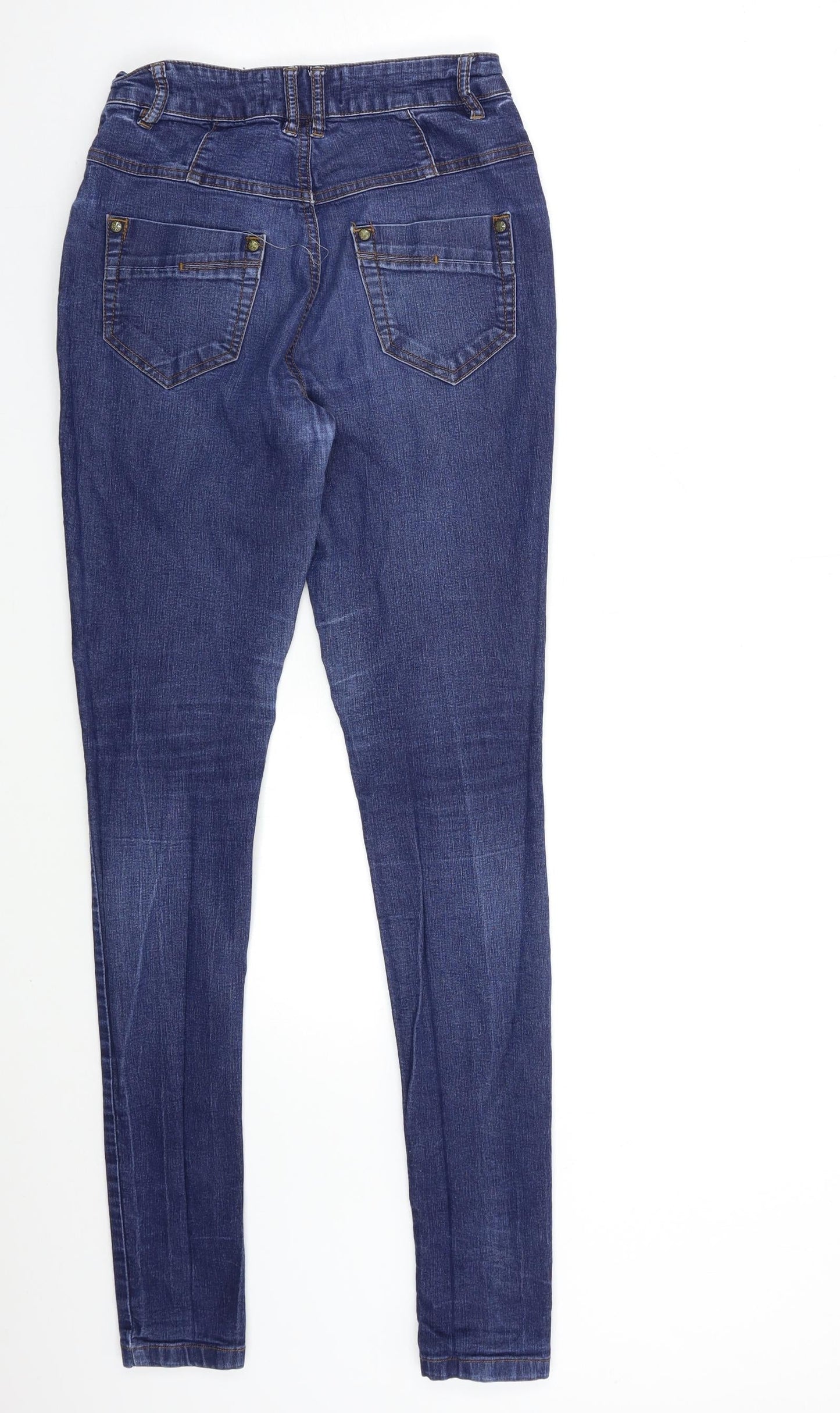 Womens UK Size 8 yesyes Regular Fit Skinny Blue Jeans