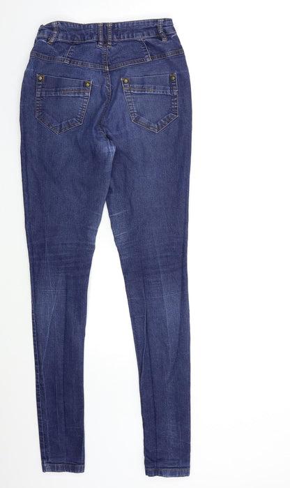 Womens UK Size 8 yesyes Regular Fit Skinny Blue Jeans
