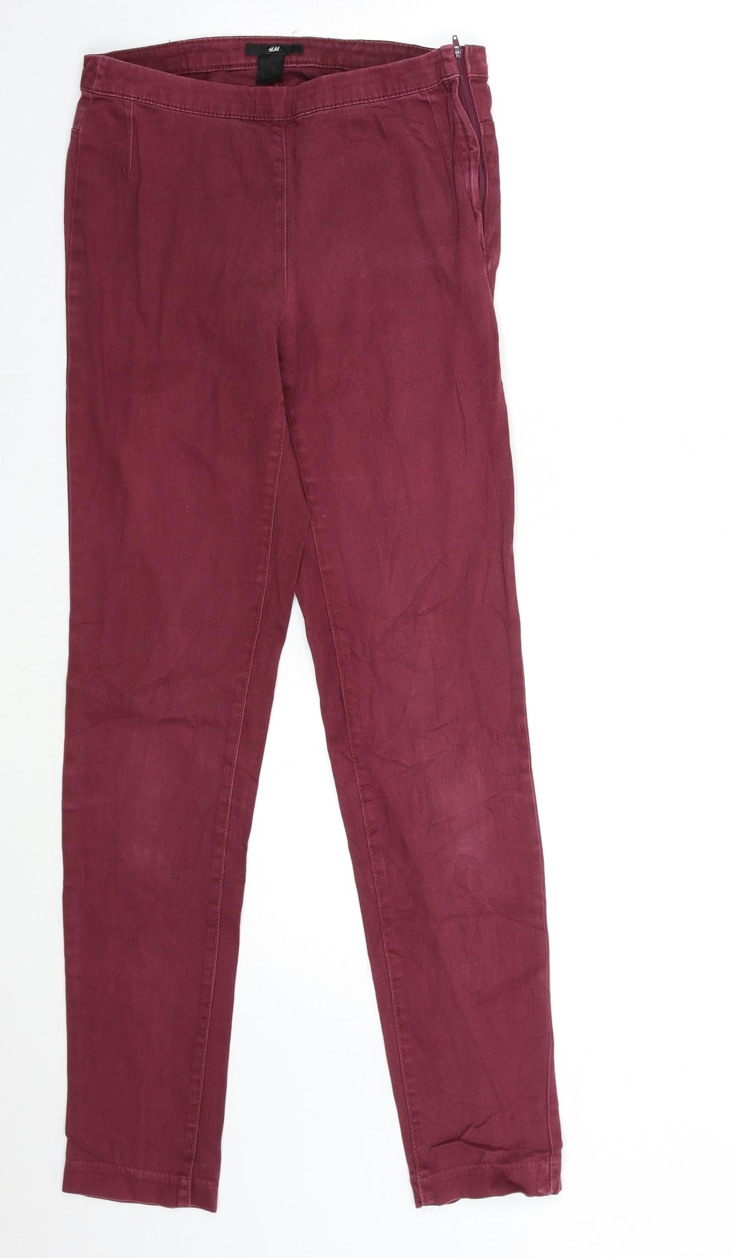 Womens UK Size 26 in H&M Regular Fit Skinny Red Jeans