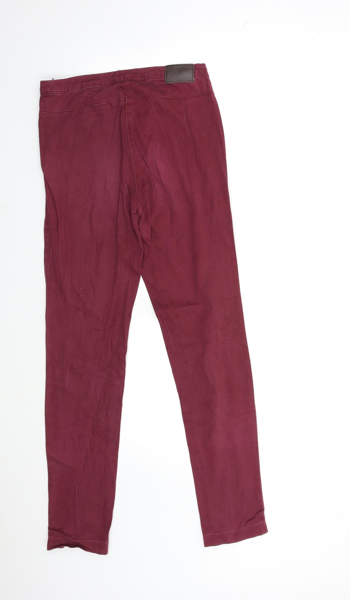 Womens UK Size 26 in H&M Regular Fit Skinny Red Jeans