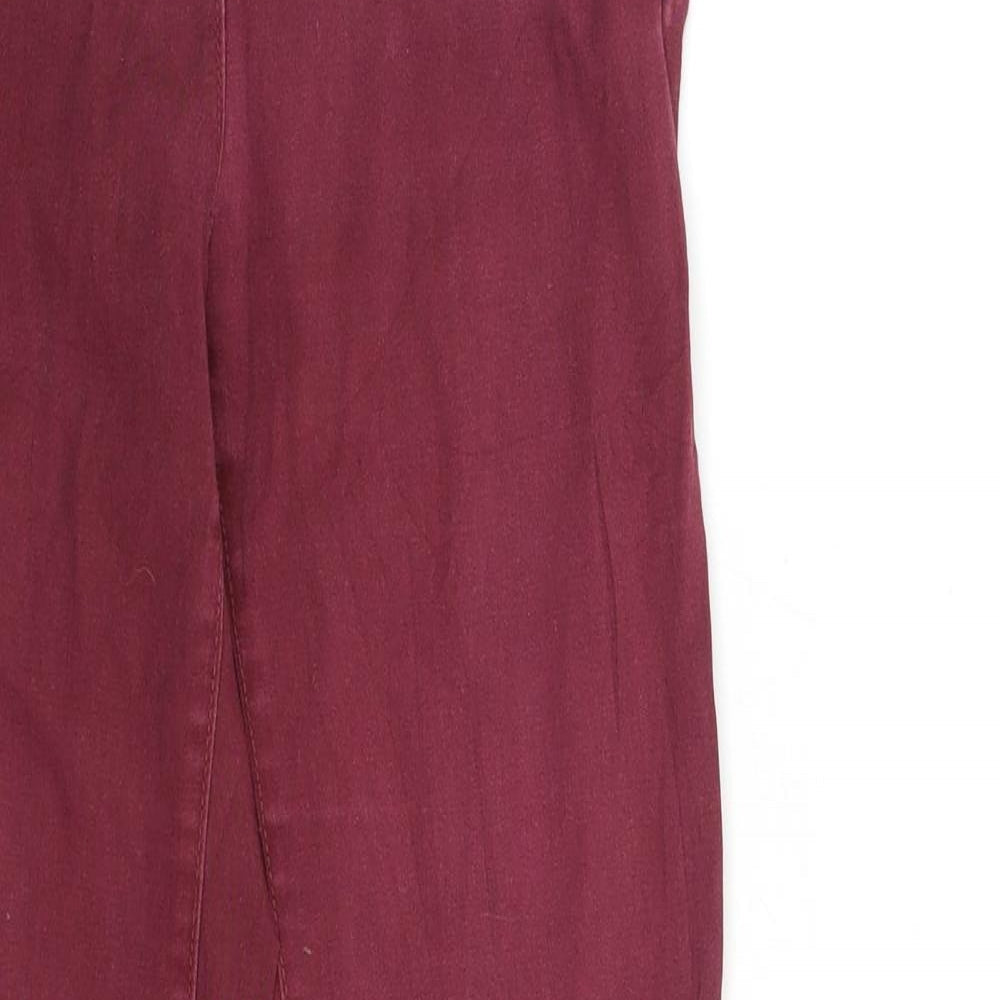 Womens UK Size 26 in H&M Regular Fit Skinny Red Jeans