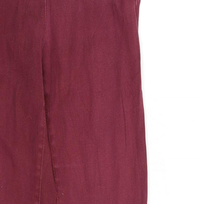 Womens UK Size 26 in H&M Regular Fit Skinny Red Jeans