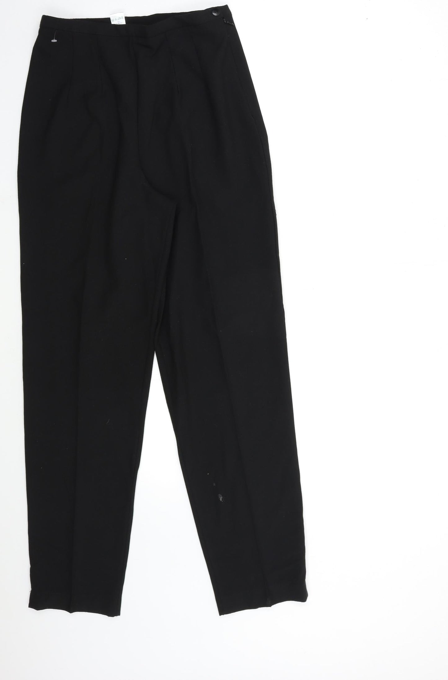 Comfy Womens Black   Trousers  Size 12 L29 in