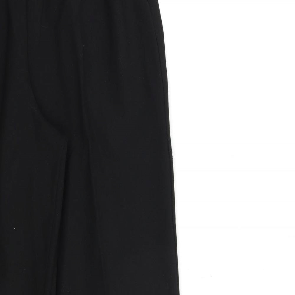 Comfy Womens Black   Trousers  Size 12 L29 in