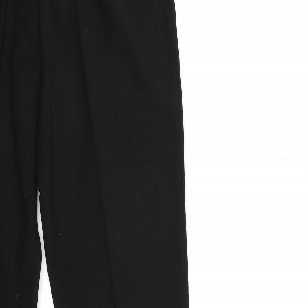 Comfy Womens Black   Trousers  Size 12 L29 in