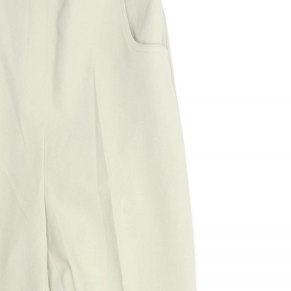 Womens UK Size 14 Essential Collection Regular Fit  Beige Trousers
