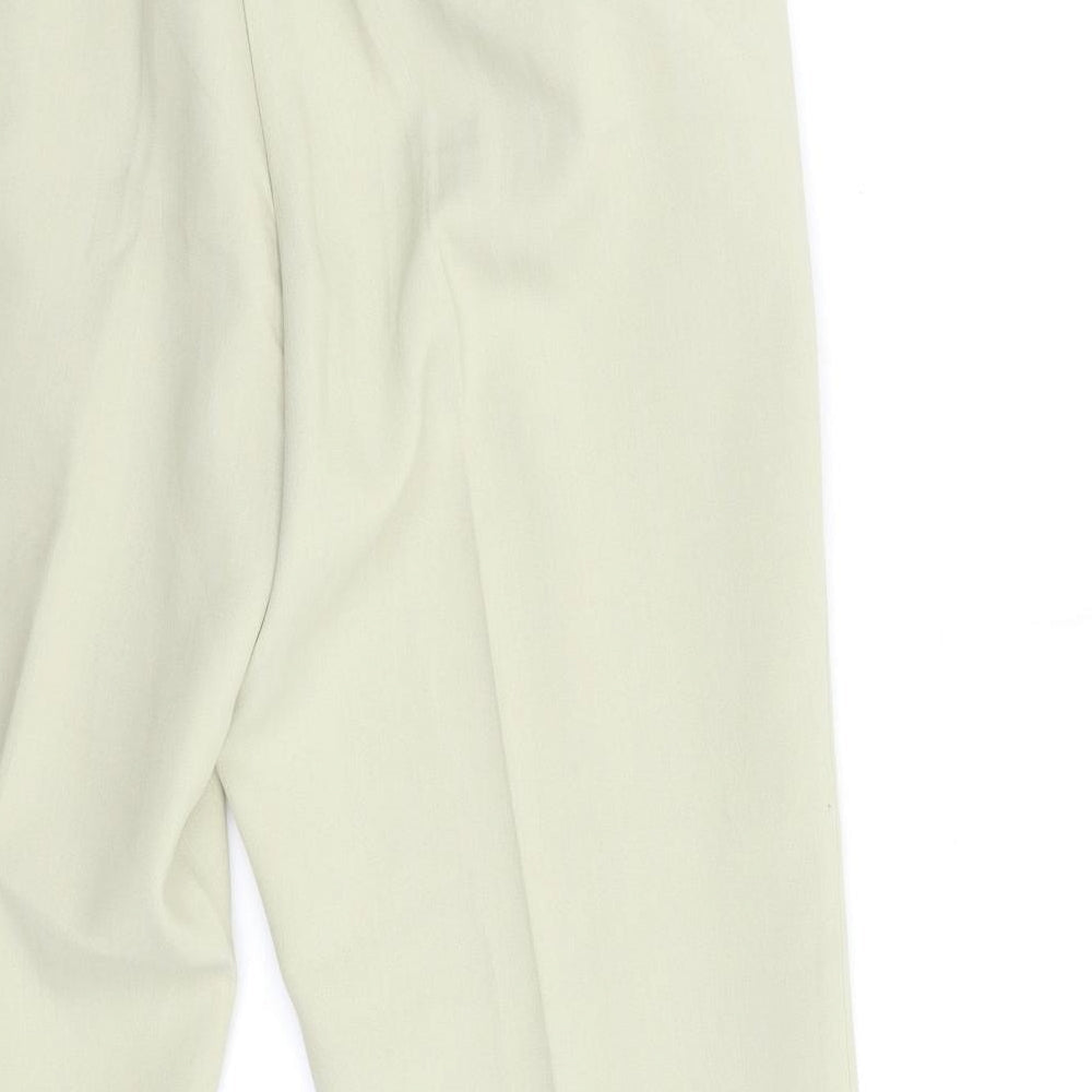 Womens UK Size 14 Essential Collection Regular Fit  Beige Trousers