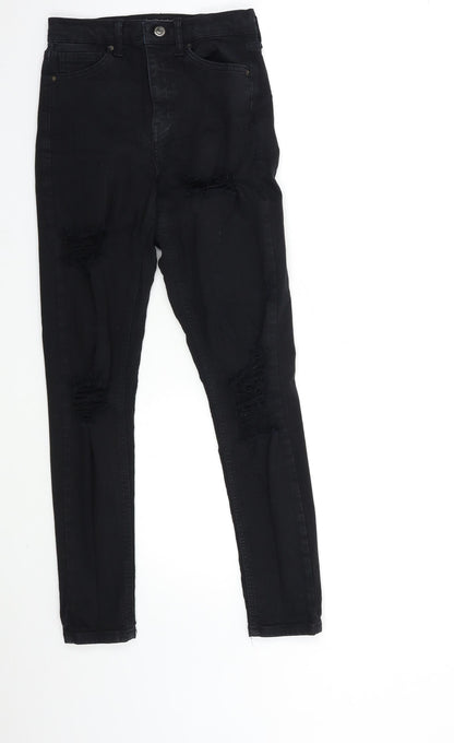 Topshop Womens Blue  Denim Skinny Jeans Size 26 in L32 in