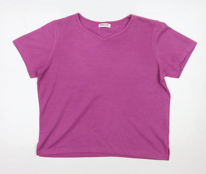 Bonmarché Womens Pink   Basic T-Shirt Size M