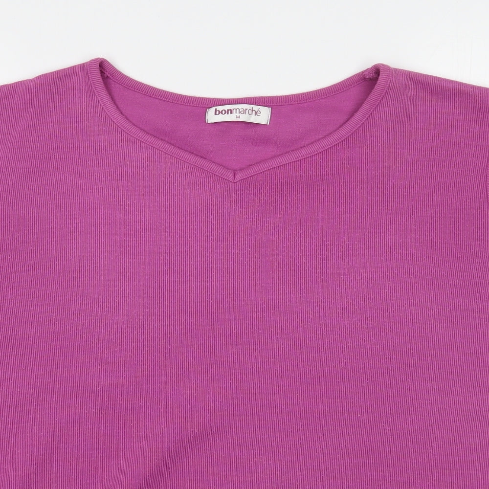 Bonmarché Womens Pink   Basic T-Shirt Size M