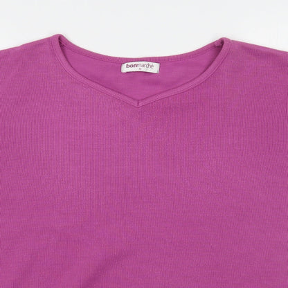 Bonmarché Womens Pink   Basic T-Shirt Size M