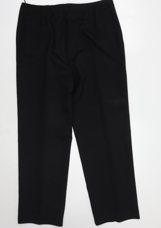 BM Womens Black   Trousers  Size 16 L30 in