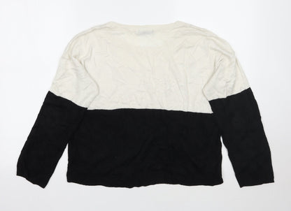 Womens UK Size S H&M White Pullover Jumper