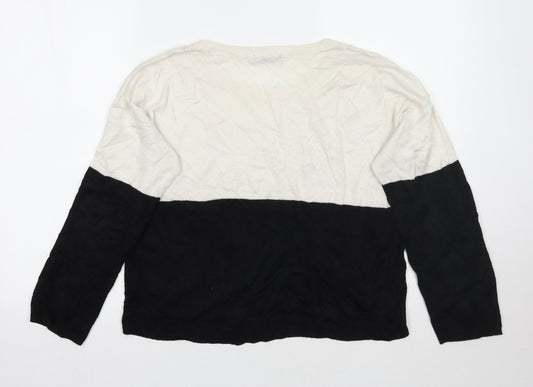 Womens UK Size S H&M White Pullover Jumper