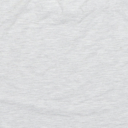 Matalan Girls Grey   Cropped T-Shirt Size 11 Years  - Brooklyn