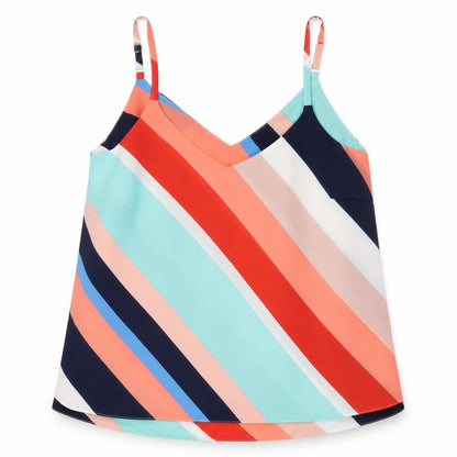 Womens UK Size 8 George Multicoloured Basic Tank
