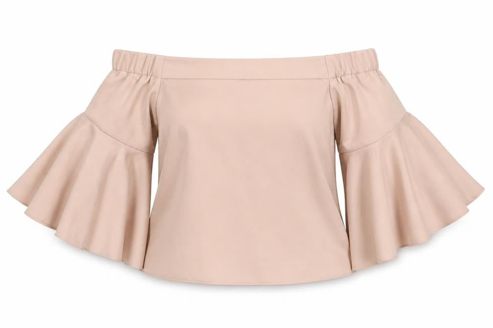 Womens UK Size 8 Topshop Pink Basic Blouse