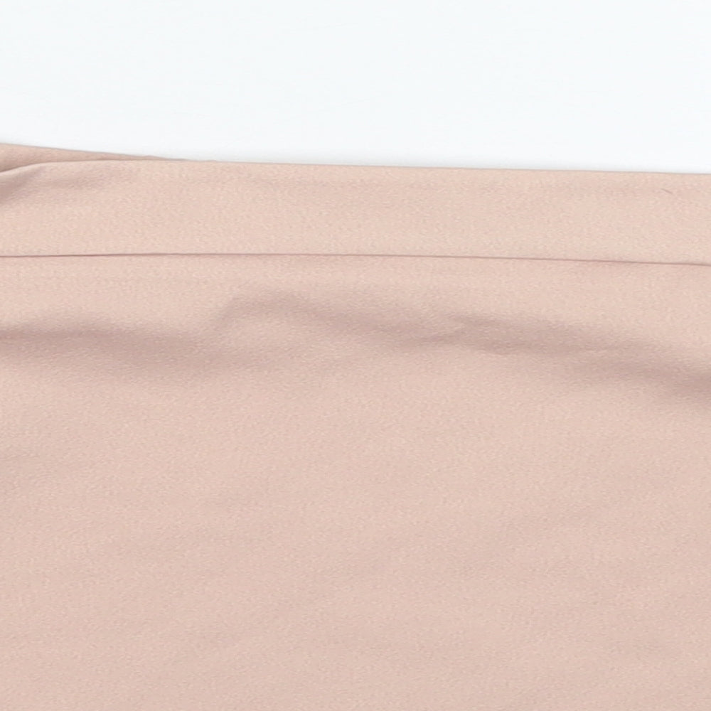 Womens UK Size 8 Topshop Pink Basic Blouse