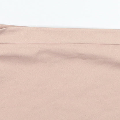 Womens UK Size 8 Topshop Pink Basic Blouse