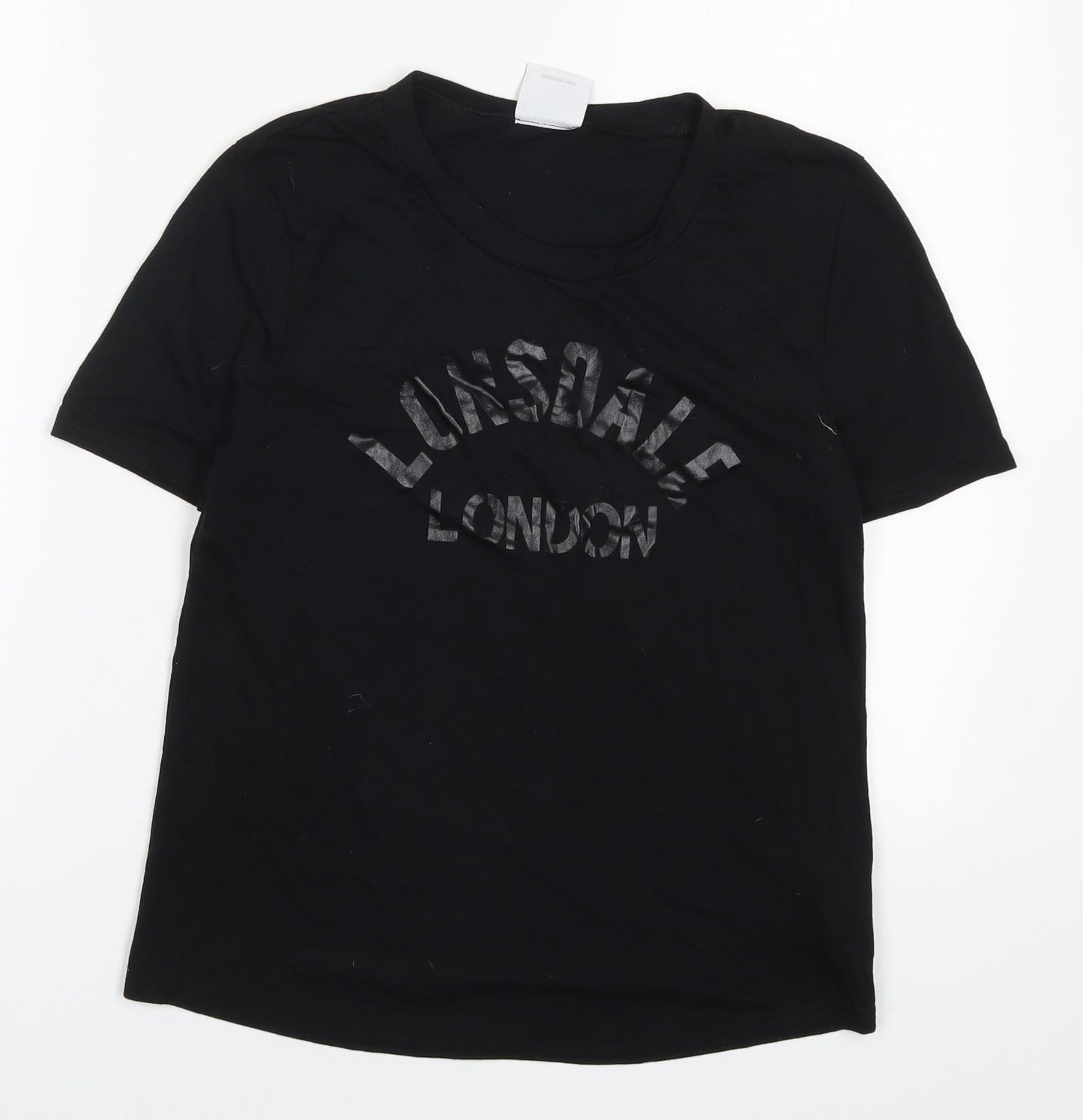 Lonsdale Womens Black   Basic T-Shirt Size 8