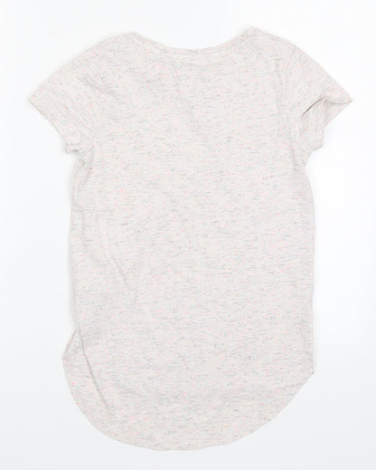 NEXT Boys Pink   Basic T-Shirt Size 8 Years  - Multi-coloured Flecks
