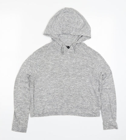 New Look Girls Grey   Pullover Hoodie Size 12-13 Years