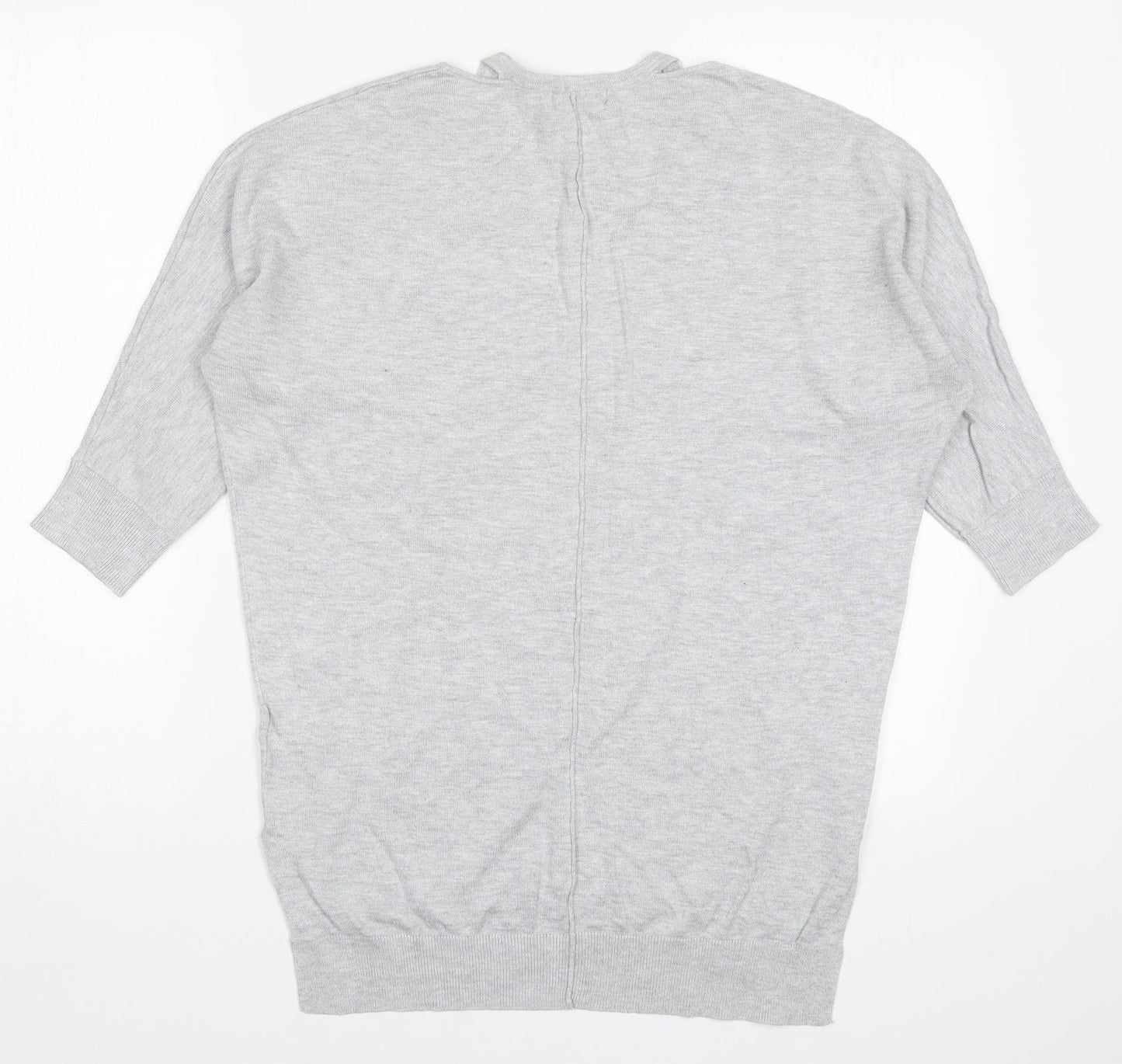 F&F Womens Grey  Knit Pullover Jumper Size 6