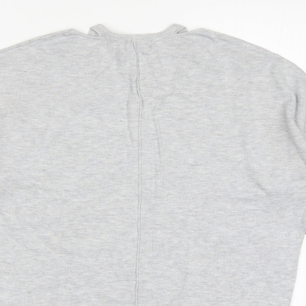 F&F Womens Grey  Knit Pullover Jumper Size 6