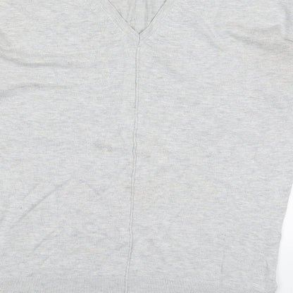 F&F Womens Grey  Knit Pullover Jumper Size 6
