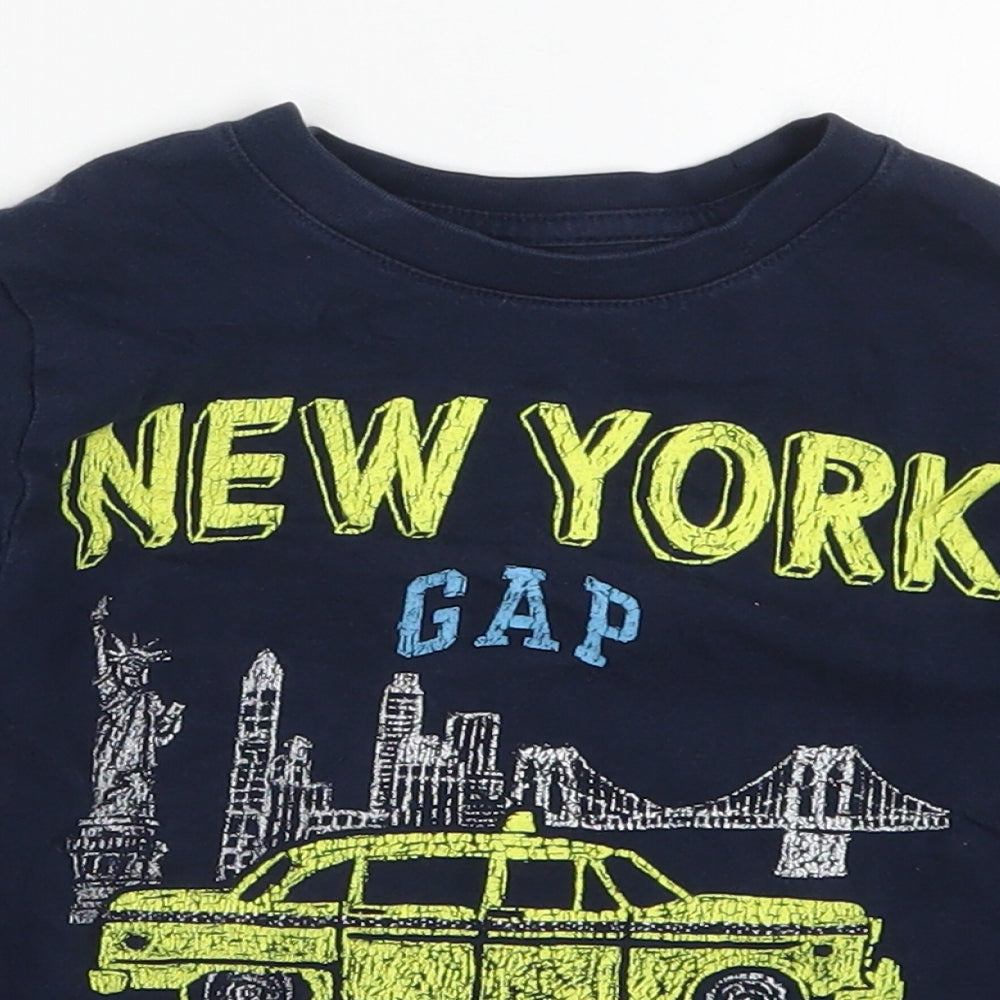 Gap Boys Blue   Basic T-Shirt Size 5 Years  - New York Yellow Taxi