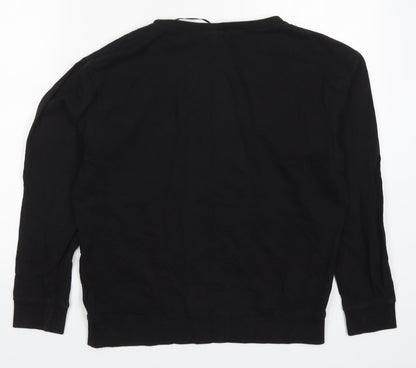H&M Womens Black   Pullover Sweatshirt Size S  - Rebel Club