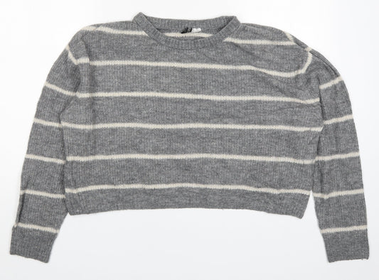 Womens UK Size M H&M Grey Pullover Jumper