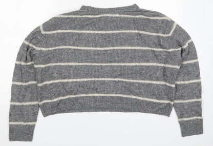 Womens UK Size M H&M Grey Pullover Jumper